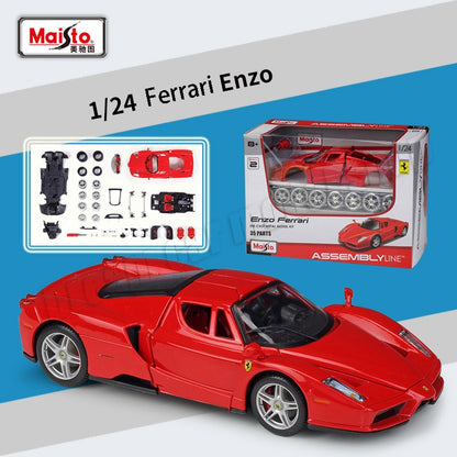 Maisto 1:24 Ferrari FXX K Roma Monza SP1 Carro Modelo Die-Cast Miniatura Carros Modelos Coleção Brinquedos Presentes Atacado