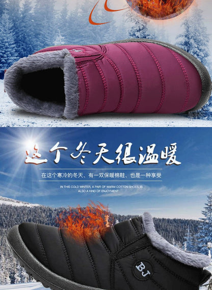 Botas Masculinas de Neve para Área Externa Sapatos Masculinos Botas de Inverno Masculinas Botas de Caminhada Cano Curto Botas Impermeáveis Masculinas Sapatos de Trabalho Calçados