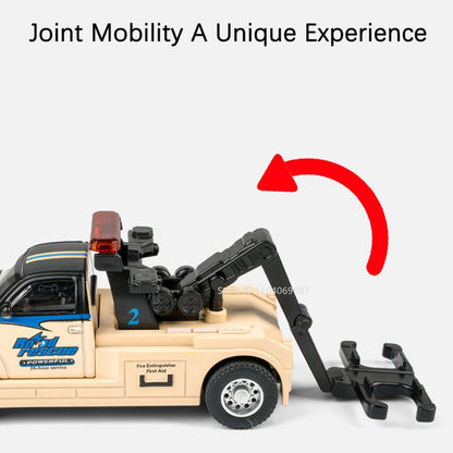 Caminhão de Contêineres em Miniatura Escala 1:64 Carrinhos de Brinquedo de Metal Diecast Reboque com Fricção Veículos de Transporte para Presentes Infantis
