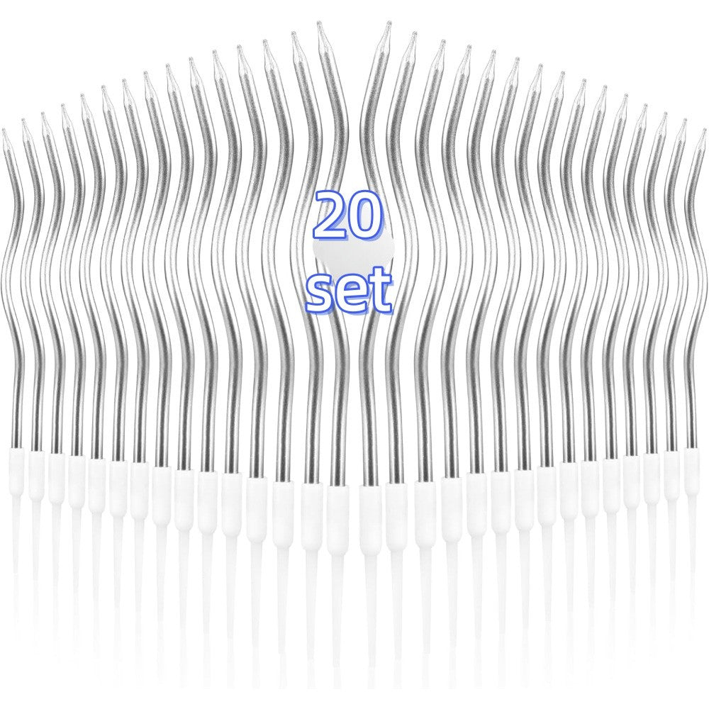 6/12/48pcs Birthday Candles Spiral Cake Candles  Long Thin Cake Candles For Wedding Party And Cake Decoration