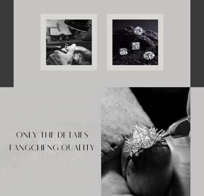 Corrente Cubana Completa de Moissanita ATTAGEMS DVVS1 para Homens e Mulheres, Prata Esterlina 925 Banhada a Ouro 18k, Pulseira de Tênis Hip Hop, Joia Fina