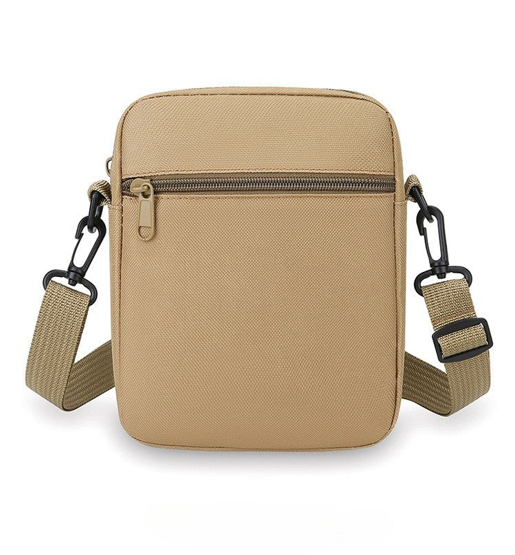 Simple Solid-Color Men's Mini Crossbody Bag - Lightweight and Stylish Ideal for Casual Use and Carrying Phones