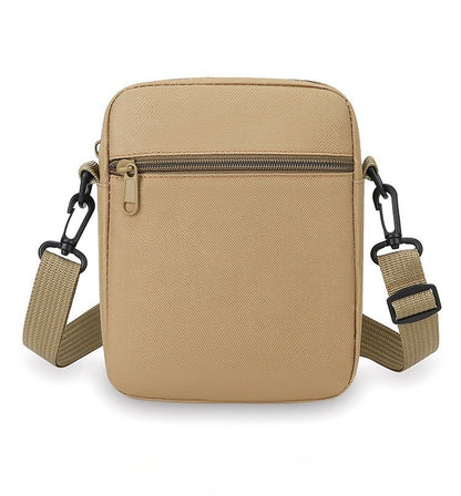 Simple Solid-Color Men's Mini Crossbody Bag - Lightweight and Stylish Ideal for Casual Use and Carrying Phones