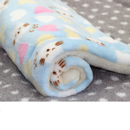 Cama de Cachorro de Flanela Grande, Cama de Gato Espessa, Tapete de Dormir para Cachorros, Cobertor para Filhotes de Cachorro e Gato, Tapete para Cachorros Pequenos, Médios e Grandes