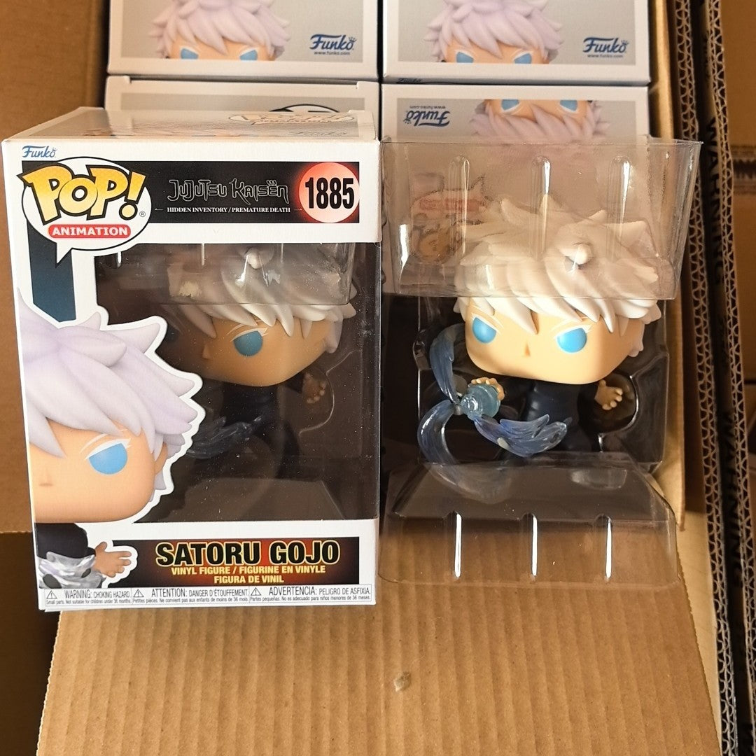 FUNKO POP Satoru Gojo (Técnica Amaldiçoada Reversão: Azul) 1885 Jujutsu Kaisen Figura Colecionável Edição Limitada Decoração Brinquedo Presente