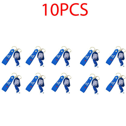 30 Peças/Conjunto Atacado Chaveiro Divertida Mente 2 Boneco de Personagem de Desenho Animado Fofo Chaveiro Pingente de Boneca de Personagem de Filme para Presente Infantil