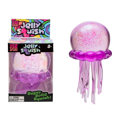 3pcs Nee Doh Jellyfish & Cube Squish Toy - Soft Jelly Squeeze Stress Relief Fidget, Sensory NeeDoh for Kids & Adults 2026@?