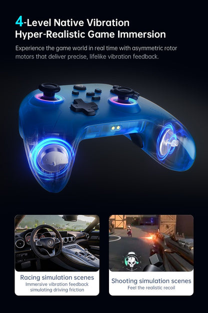 Machenike G3V2 G3Pro PC Gaming Controller Hall Joysticks Hall Effect Gamepad for Nintendo Switch iPhone Android Mobile Phone PC