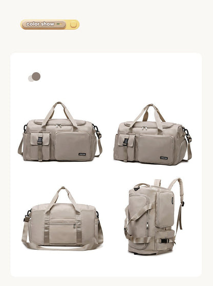 Women Travel Duffle Bag Travel Backpack Mulit-functional Outdoor Sports Gym Fitness Weekender Handbag Overnight Carry on Men Bag