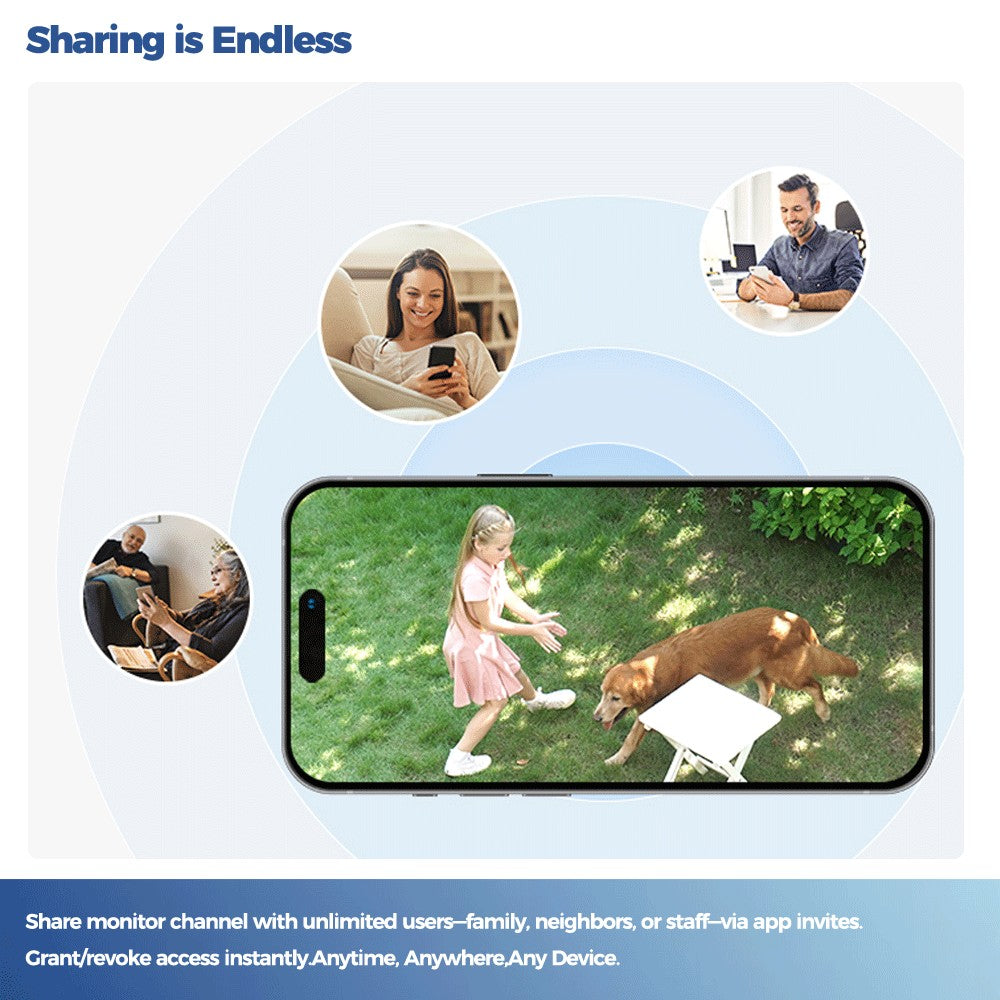 ALEVIO 2.5K Outdoor Solar Camera Wireless Cam WIFI Ultra Standby Time PIR Motion Light Color Night Vision AI Detect Battery Cam