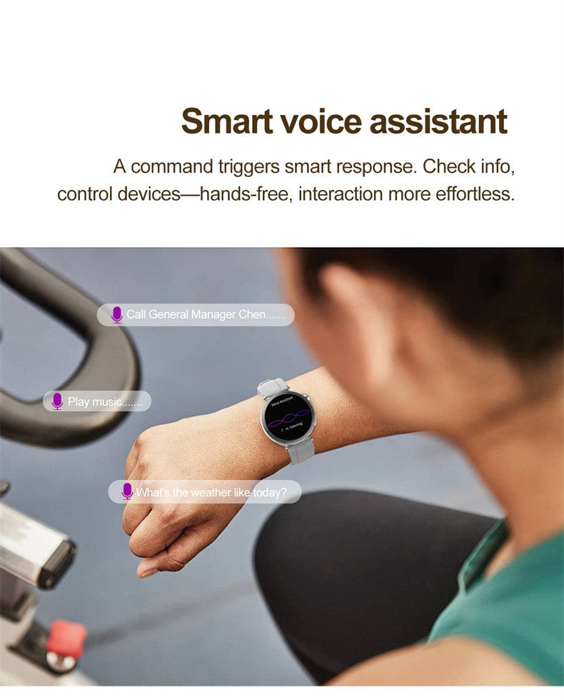 Women Smartwatch 1.32inch AMOLED Screen Call ECG Sport Watch Blood Pressure Micro physical examination AI dial Women Smart Watch