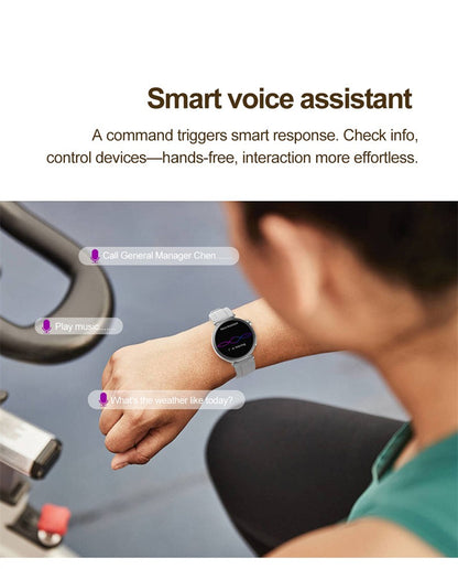 Women Smartwatch 1.32inch AMOLED Screen Call ECG Sport Watch Blood Pressure Micro physical examination AI dial Women Smart Watch