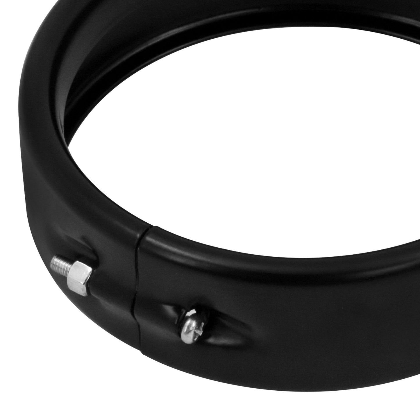 Anel de Acabamento do Farol de 7'' para Motocicleta + Capa de Luz de Neblina de 4.5'' + Anel de Acabamento do Pisca Estilo Visor para Harley Touring Road King Softail