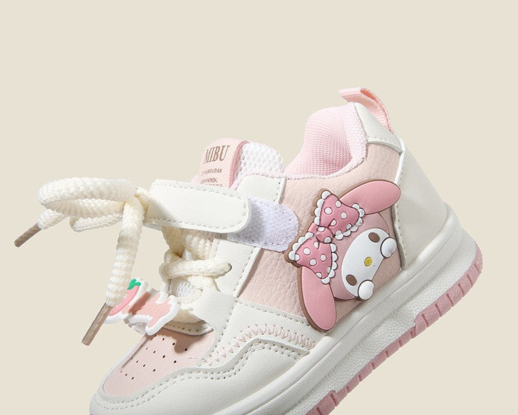 2025 Children's Casual Shoes Girls Comfortable Board Shoes Breathable Non Slip Running Shoes Sneakers