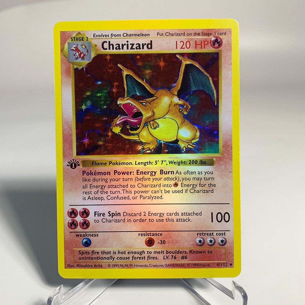 Cards Pokémon Charizard Charizard Brilhante Charizard Holográfico Charizard Ex GX VMX Hobbies Coleção Rara Cartas de Batalha Brinquedos Presentes