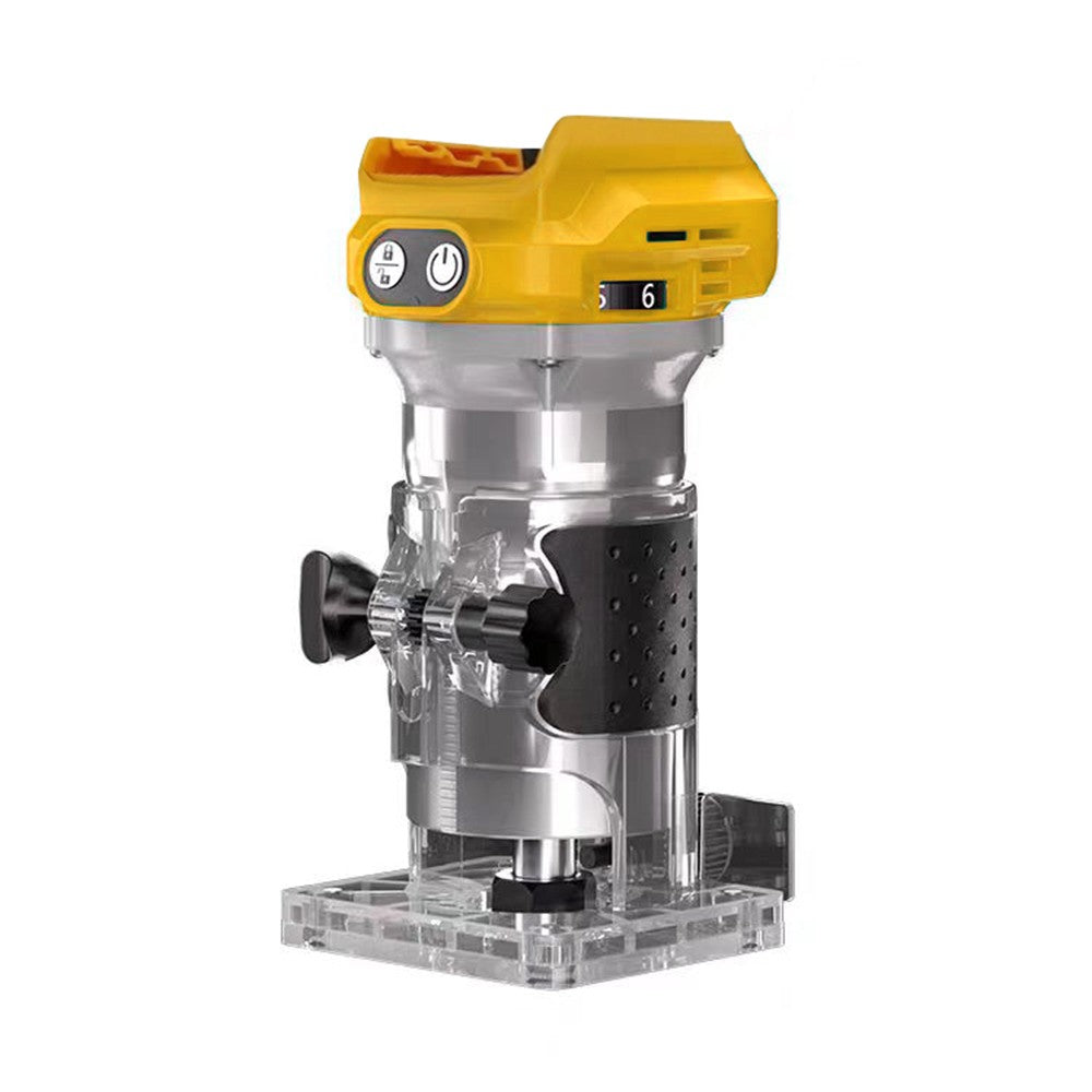 Brushless Electric Trimmer Woodworking Trimming Machine Wood Router Milling Engraving Slotting Machine Fit Dewalt 18V Battery