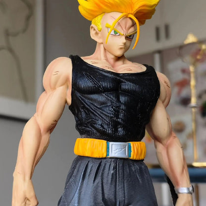 Bonecos de anime grandes de Dragon Ball do Rei Macaco, modelos de ornamentos periféricos, modelos de ornamentos de presente Gojita Begit Saiyajin