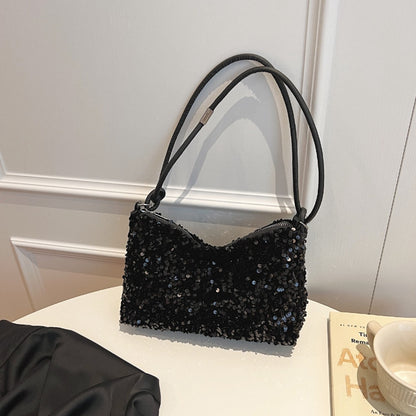 Black Spice Glitter Underarm Bag Casual chic chic design Crossbody shoulder bag one outfit