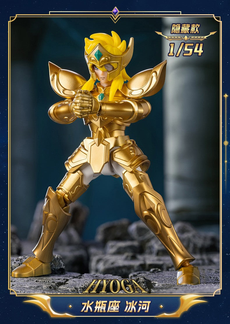 Blokees Galaxy Versão Gold Saint Boneco de Ação Libra Dohko Sagitário Campeão Seiya Mu Aiolia Brinquedos de Montar Presente Infantil