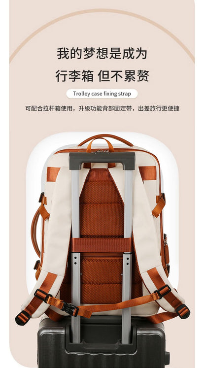 Backpack Unisex New Simple Business Computer Backpack Outdoor Large Capacity Travel Bag Student School Bag for Boys