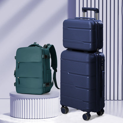 Travel Suitcase set 3 Piece Rolling Carry on Luggage Set Women Men Trolley Case Backpack Boarding Cabin Suitcase Wheels 20 24''