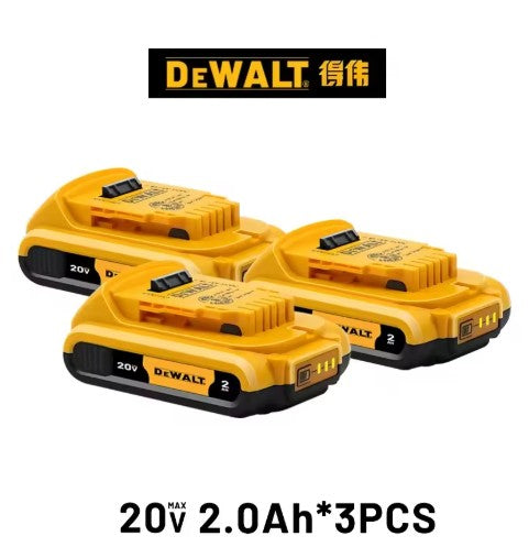 DEWALT 20V battery 6AH rechargeable lithium-ion batterycharger DCB118 Brushless Electric Screwdriver Drill DCD805 power tool