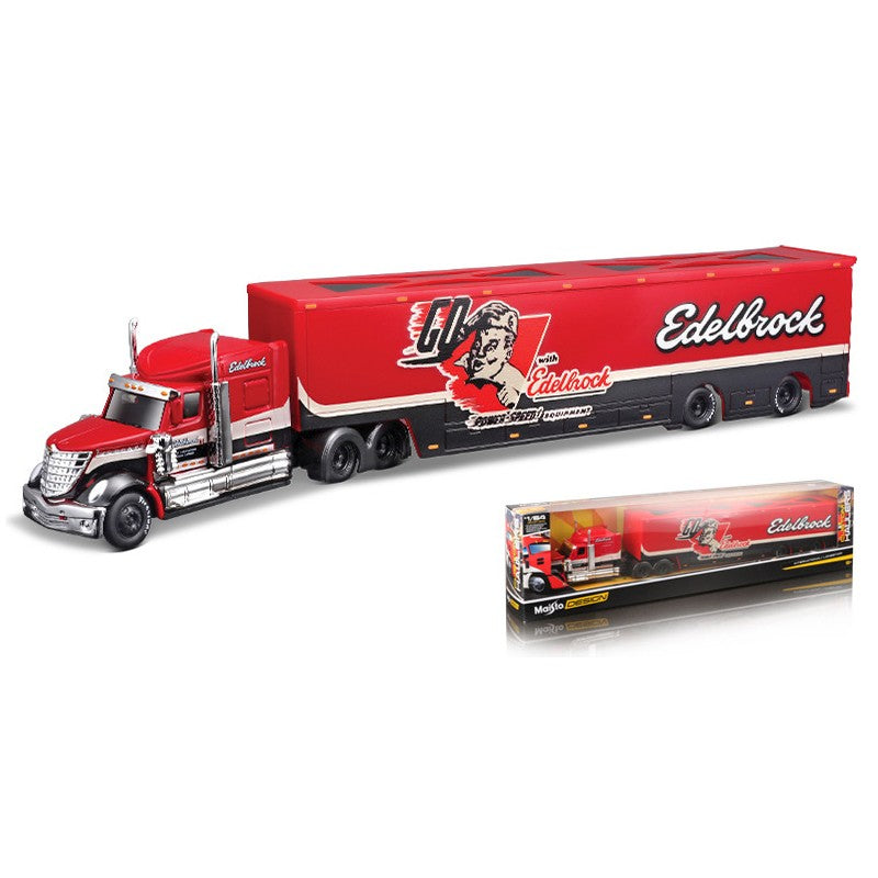 Maisto 1:64 MACK Anthem LoneStar UP Transport Fundição Fabricação Reboque Modelo Simulação Modelo Coleção Carro de Liga