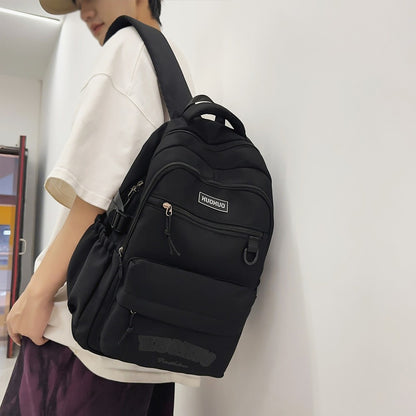 Outdoor Travel Light Weight Reduction Personality Niche Leisure Backpack Trend Backpack for Men and Women Large Capacity Compute