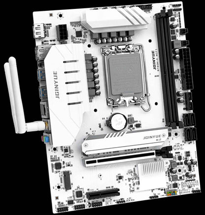 JGINYUE B760M-K WIFI motherboard M-ATX LGA1700 DDR4 supports 12/13/14th cpus For 12400F/12600KF/14600KF GAMING Video officelogy