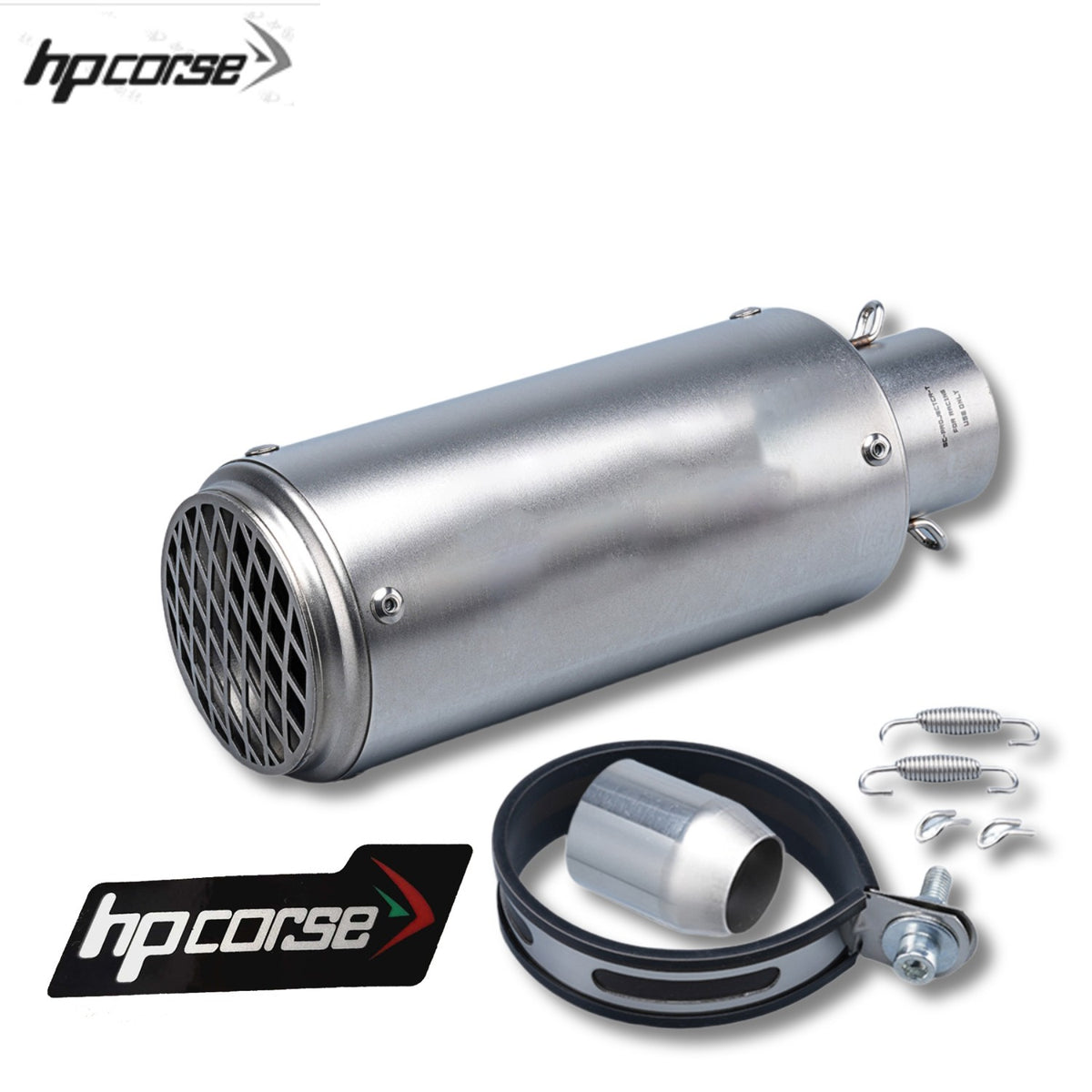 Universal 51mm motorcycle exhaust inox muffler carbon fiber exhaust for z900 R3 R25 MT07 MT09 R1 Z400 Z650