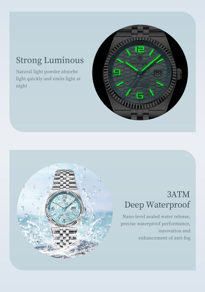 POEDAGAR Elegant Women's Watches High Quality Luxury Watch For Ladies Luminous Waterproof Date Women Quartz WristWatch Reloj+Box