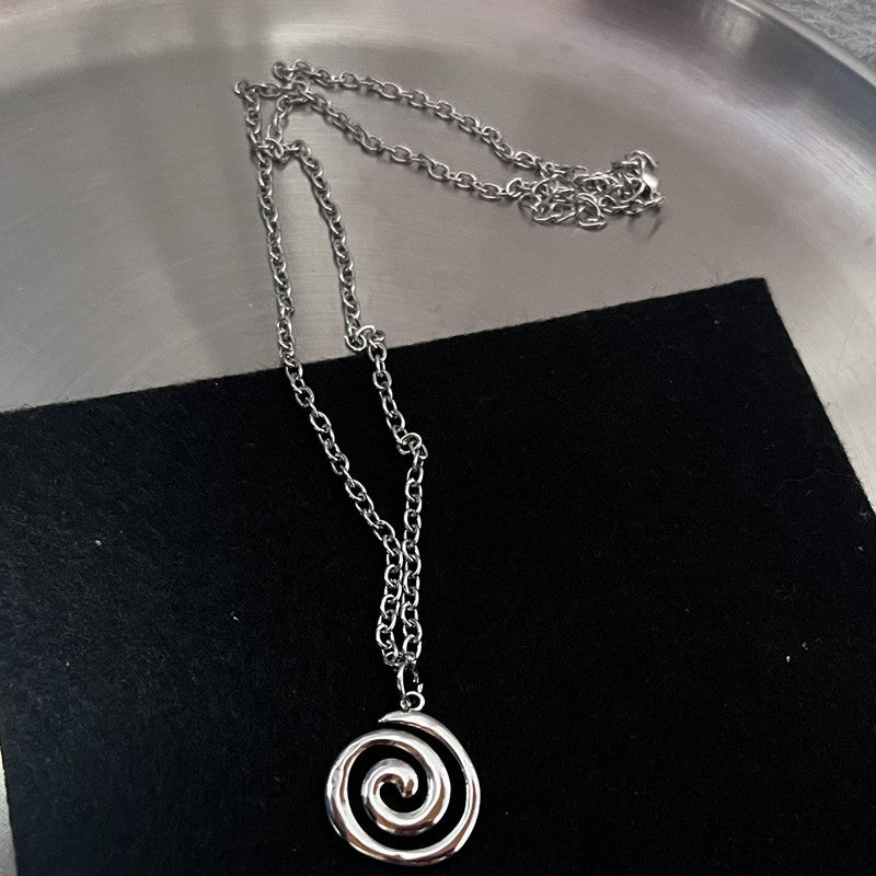 Colar com Pingente de Dente de Coração e Fogo em Forma de Flail Y2K para Mulheres e Homens, Joias da Moda Gótica e Punk?