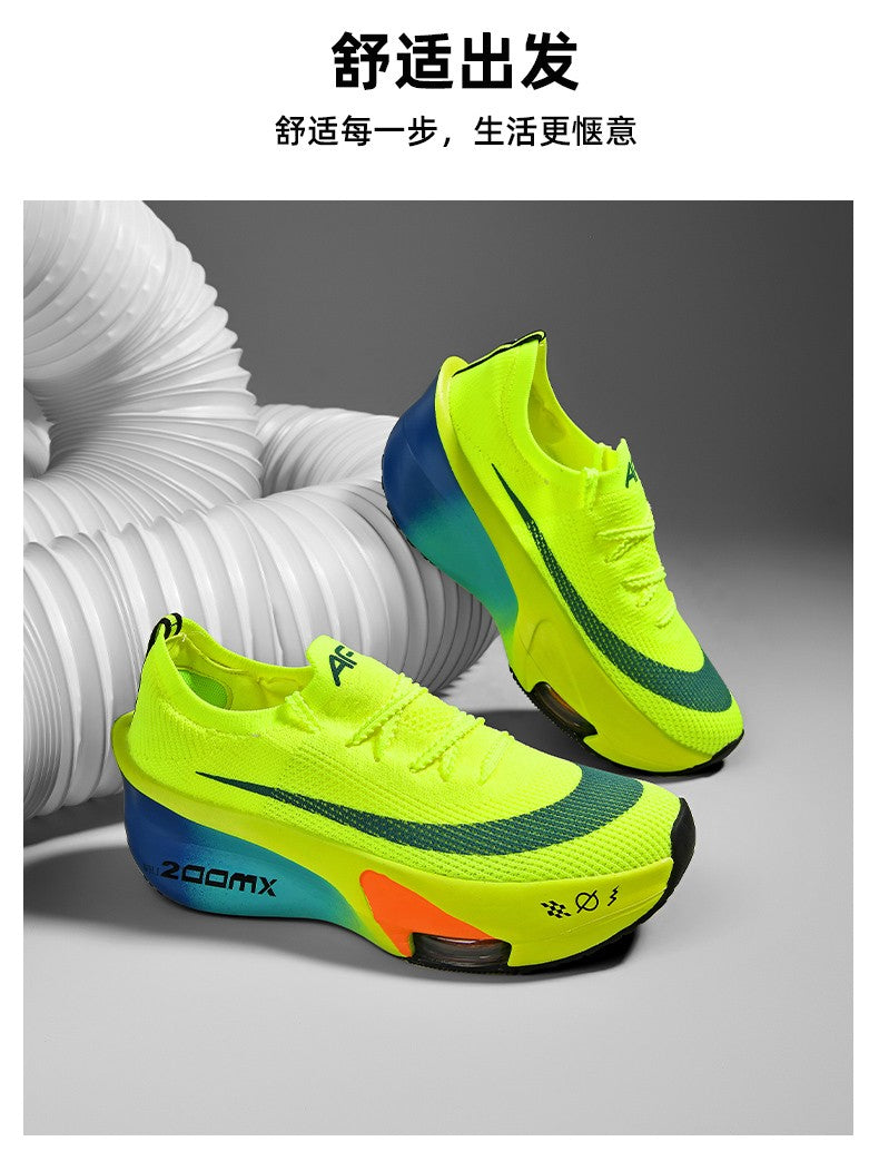 Casual Sneakers Air Cushion Running Shoes Jogging Marathon Men Sports Breathable Lightweight Comfortable Nonskid Leisure Sneaker