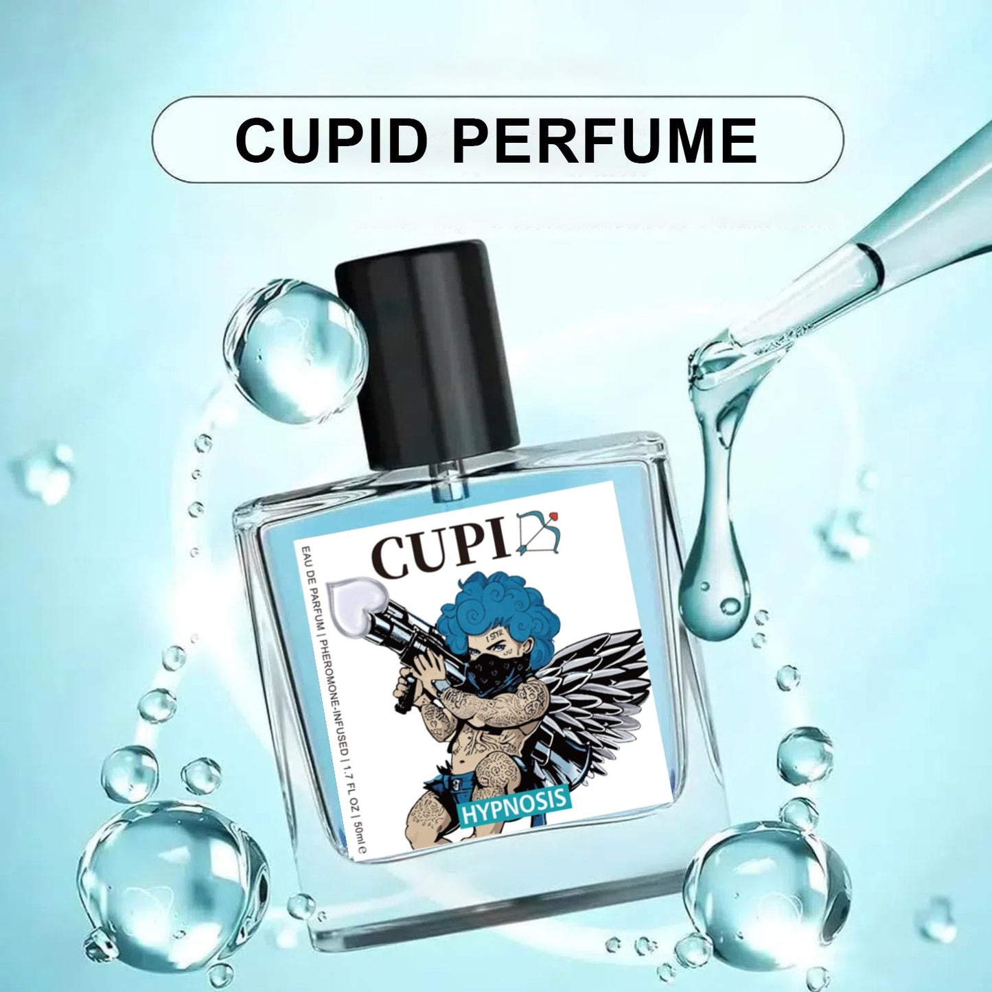 50ml Colônia Cupid Perfume Feromônio Colônia Masculina Longa Duração Aumenta a Intimidade Perfume Hombre de Alta Qualidade Atrai Mulheres