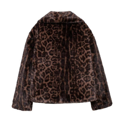 MUJER 2025 Faux Fur Coat Women Fluffy Women's Winter Jacket Long Sleeve Warm Winter Woman Coat Luxury Outerwears Coats for Woman