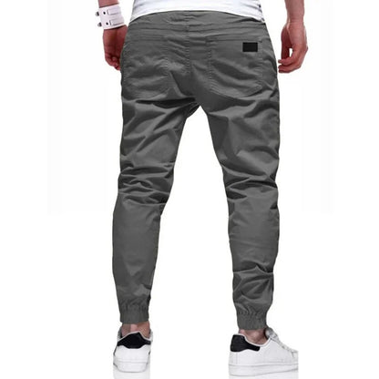New Cargo Pants Men's Loose Straight sports Clothing Solid color sweatpants Large size Joggers Woven pants Casual Male Trousers