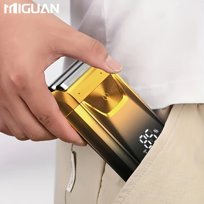 Electric Foil And Bald Shavers 2 In 1 Double Shaver For Men Reciprocating Razor Blade And Popup Beard Trimmer With Rechargeable