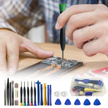Conjunto de 22 Ferramentas para Reparo de Celulares, Chaves de Fenda, Kit de Manutenção para Abrir iPhone, iPad, Tablet, Laptop, Ferramentas Manuais para Desmontagem