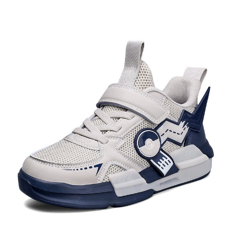 Pokemon Pikachu Children Sports Shoes Spring and autumn Fashion Anime Boy Sneakers Student Breathable Non-slip Running Shoe