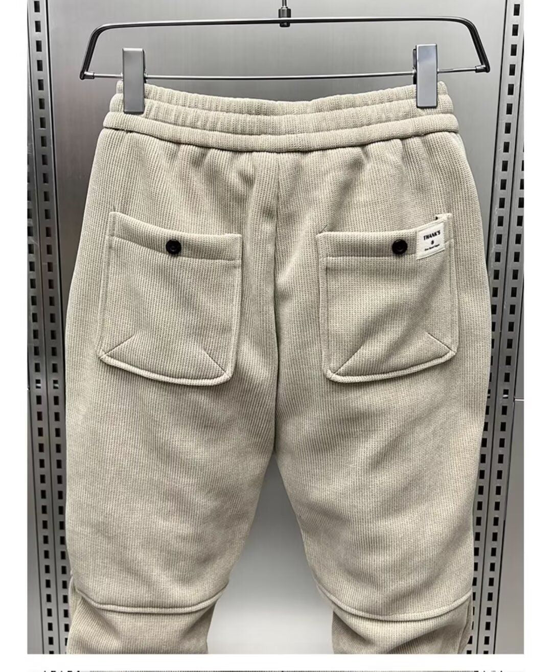 Calças Casuais Masculinas Americanas Calças de Algodão de Alta Qualidade para Outono Inverno Uso Diário Masculino Casual Calças de Moletom Soltas de Tamanho Grande