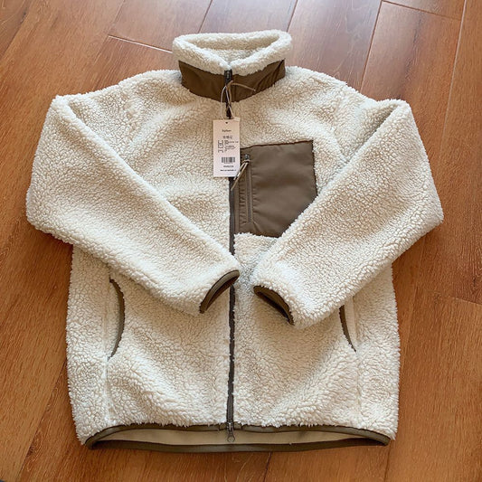 Motorcycle Outdoor Fleece Jacket For Men/Women Double Sided Fleece Thickened Plush Rider Cycling Suit Lamb Wool Windproof Jacket