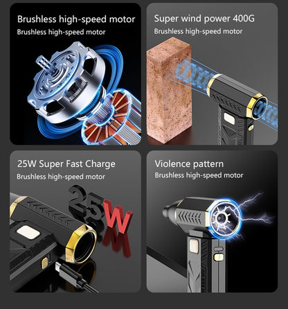 Xiaomi Ventilador Soprador de Churrasco Portátil 250000RPM Soprador de Ar Ventilador Violento para Churrasco ao Ar Livre Piquenique Fogo Ferramentas Elétricas para Churrasco
