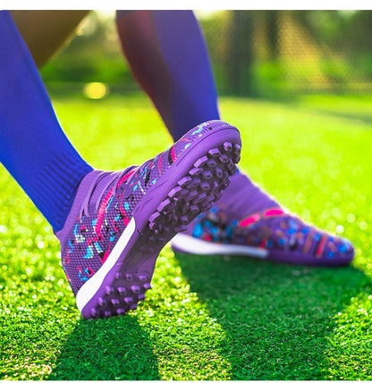 TF/AG Men Football Boots Society Cleats Soccer Shoes Boys Professional Football Field Boots Indoor Fast Non Slip Sneakers Match