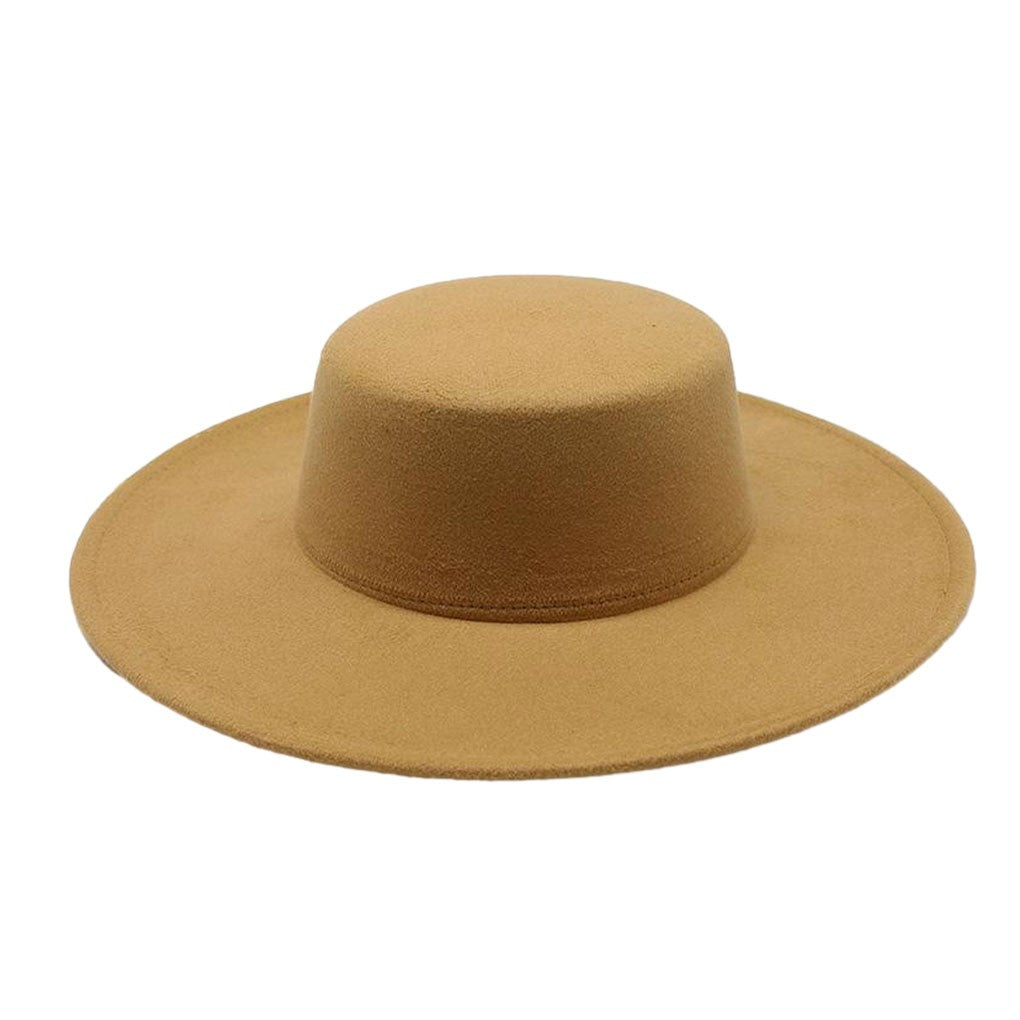 French Bow Tie Fedora Hat Winter Autumn Imitation Woolen Ladies Fedoras Top Wedding Jazz Hats Flat Top Felt Hat Bowler Hats