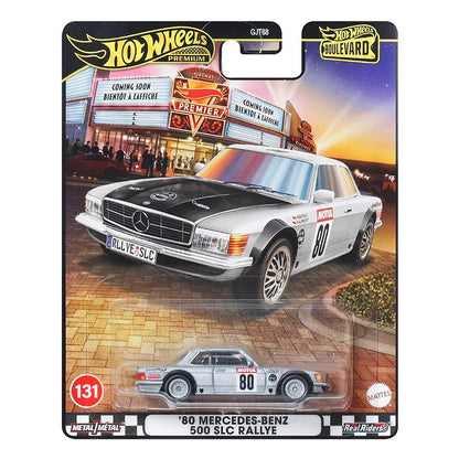 2025 Hot Wheels Car Model Boulevard 27 Series Benz 500 SLC Mitsubishi Nissan Coleção Carros de Liga Leve Modelo Enfeite Presentes de Aniversário