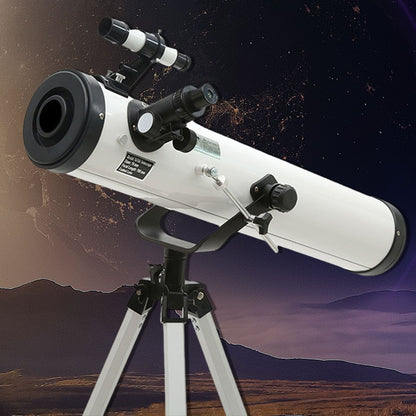 Telescópio Astronômico 76 mm Abertura Telescópio de Viagem Profissional para Iniciantes em Astronomia Presentes