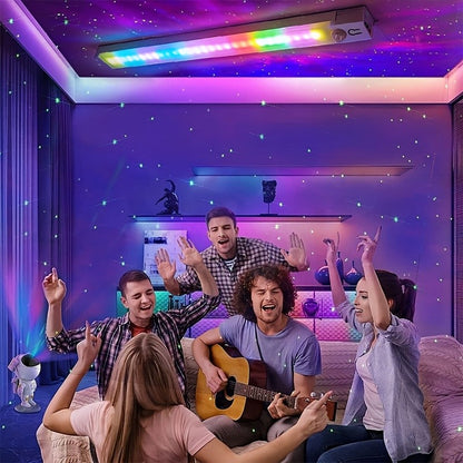 RGB Cabinet Light USB Type-C Rechargeable Light Motion Sensor Led Lamp for Kitchen Wardrobe Cabinet Lighting