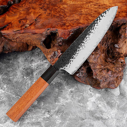 1-7 PCS Knife Set,Professional 3-Layer Composite Steel Kitchen Knives Set,Ultra Sharp Japanese Chef Knife with Octagonal Handle