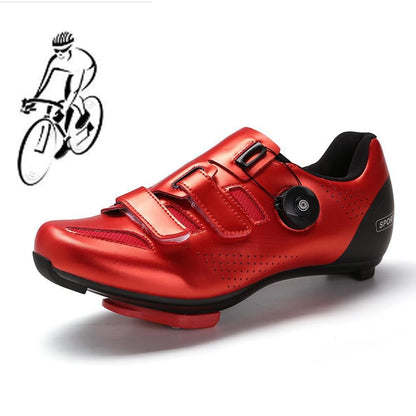 Women Road Cycling Shoes Wear-resistant Bicycle Shoes with Locking Plate Men's Non-slip Outdoor Cycling Sneakers