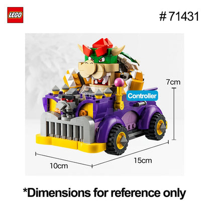 LEGO 71431 Conjunto de Expansão Carro Musculoso do Bowser 458 Peças Série Super Mario Brinquedos DIY Para Meninos Meninas Presente Crianças idades 8+
